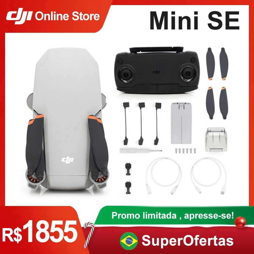 Дрон DJI Mini SE FCC радиус 4 км камера 2 7 K HD GPS | Электроника