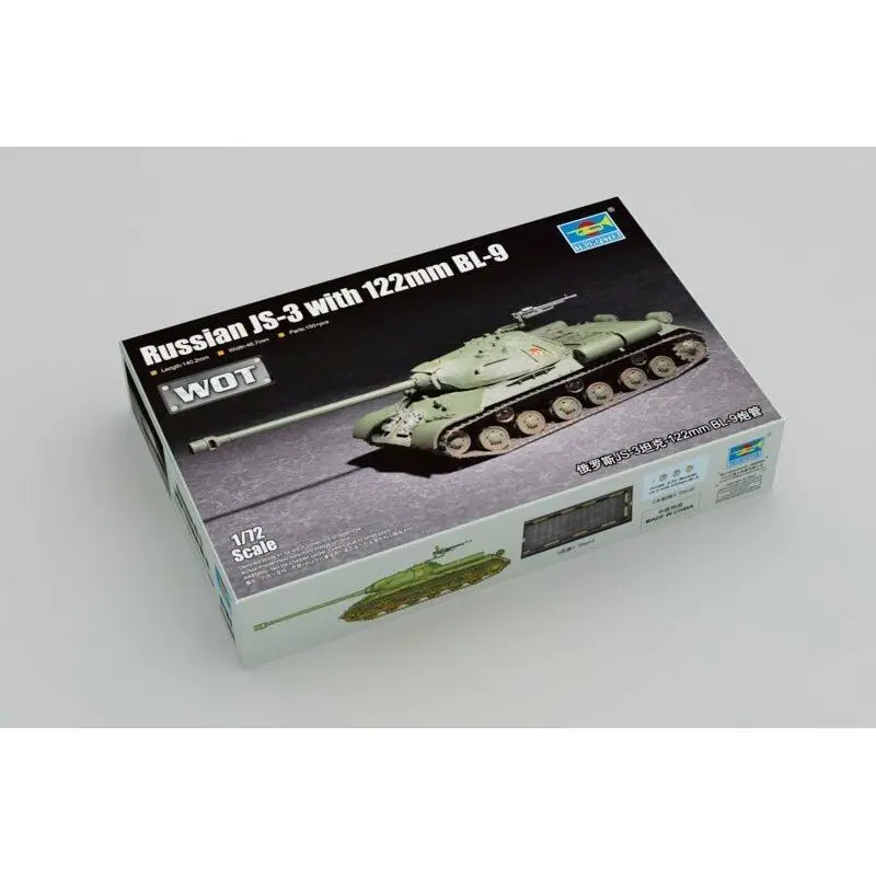 Трубач 07163 1/72 русский JS-3 с 122 мм BL-9-масштабная модель комплект | Игрушки и хобби