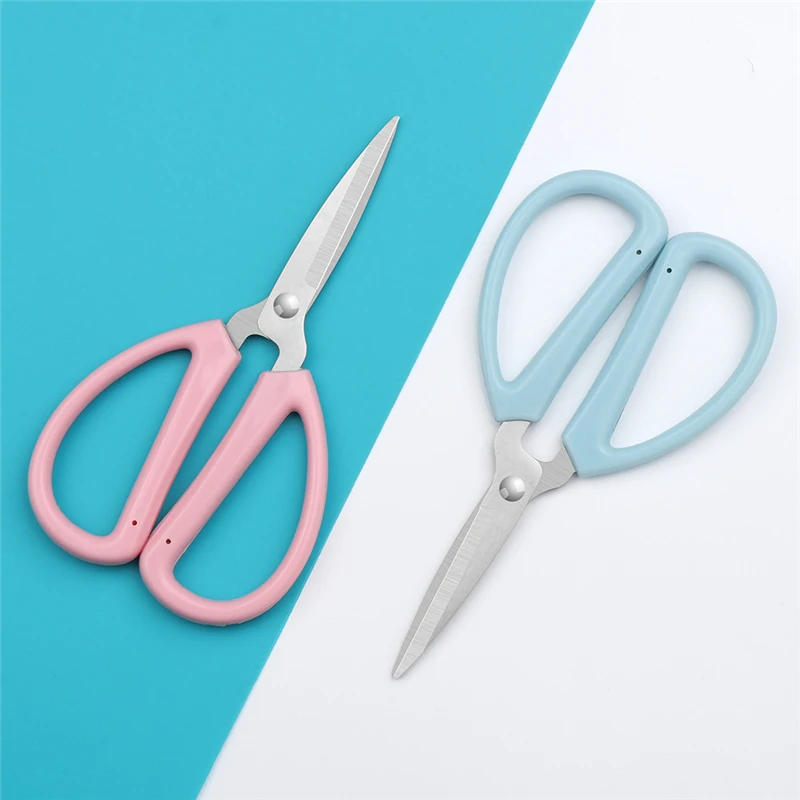 

Pink & Blue Professional Sewing Scissors Fabric Cutter Clothing Embroidery Tailor Scissors Household Stationery Handicraft Tools
