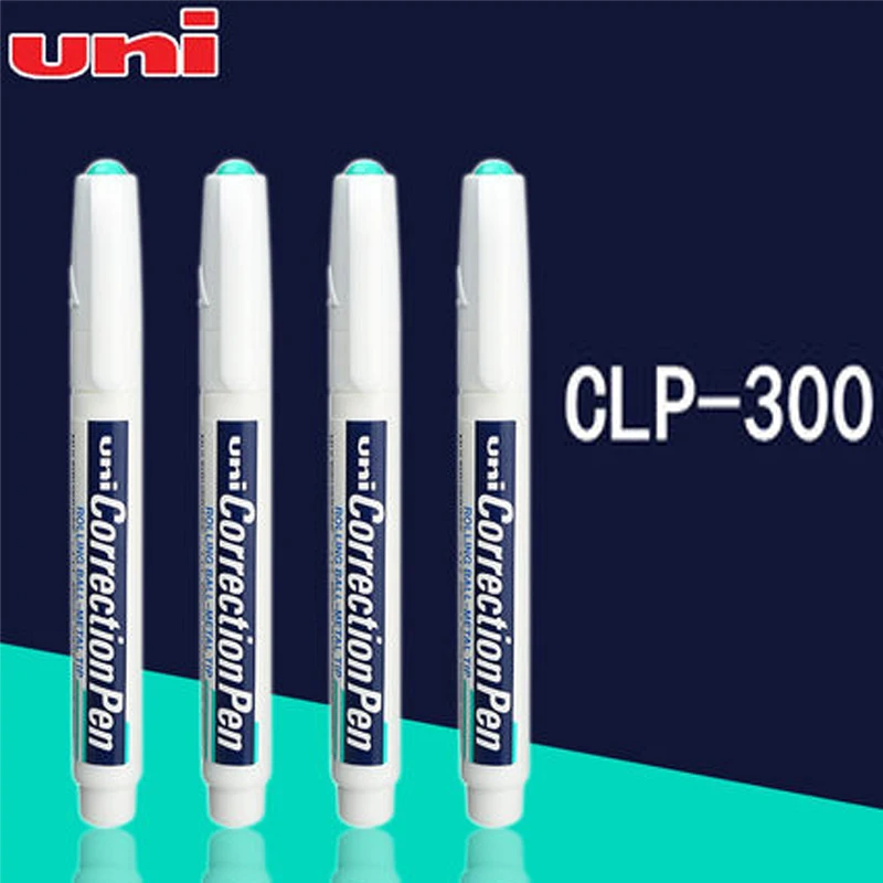 2pcsUnihighlightpensteelheadcorrectionpenCLP300handpainted