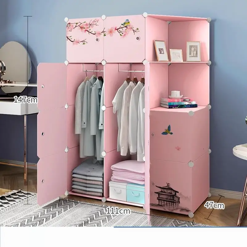 Number 6 Armario Tela Kleiderschrank, комод для спальни Garderobe Moveis Mueble De Dormitorio Guarda Roupa, мебель для спальни, шкаф - Цвет: Number 6