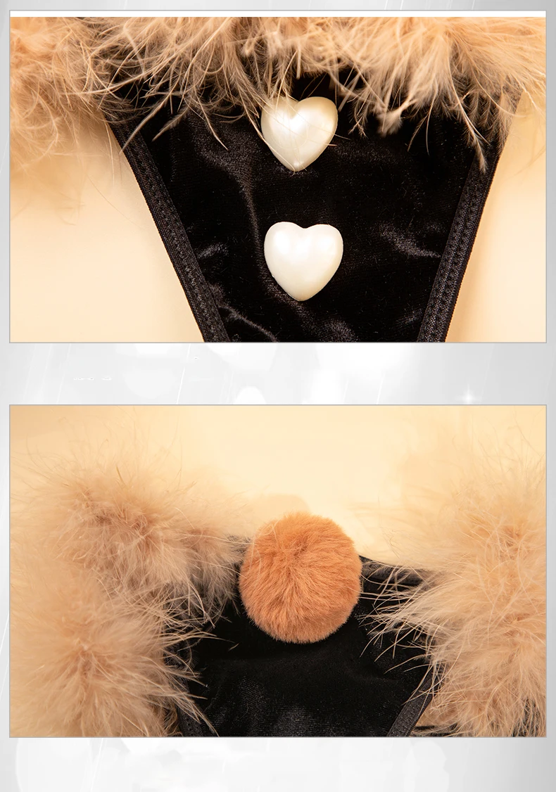 Paloli Ojbk Adorable Elk Xmas Cosplay Costumes Fuzzy Bra With Bow-knot Panties Outfit For Women Flirt Sexy Lingerie Uniform 0630 -Zentai shop online H98780f471c4f41de886b6f170dedecabS.jpg