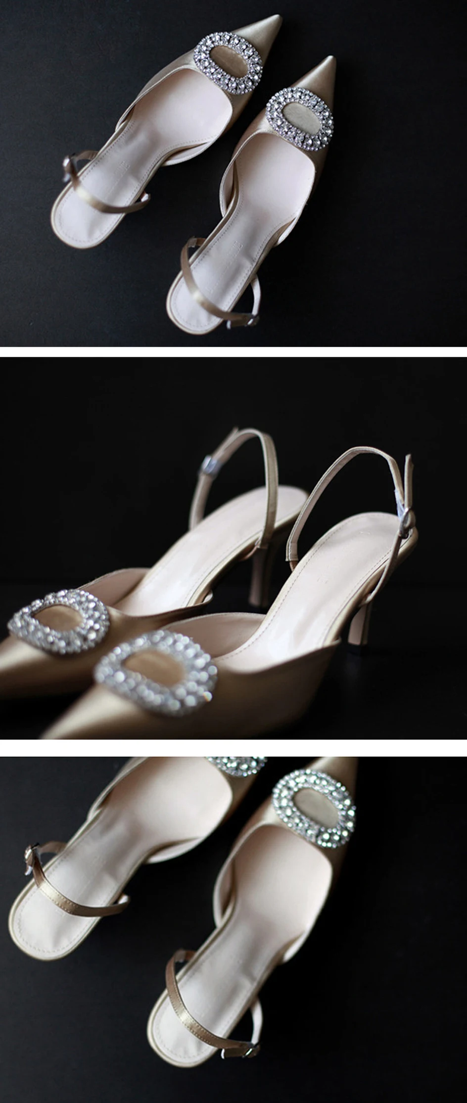 Женские туфли-лодочки на каблуке; женская обувь; Модные женские свадебные туфли с металлической декоративной пряжкой и стразами; модельные туфли; DE