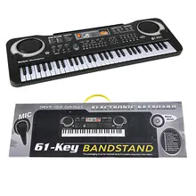 Kids 61-Key Electronic Piano with Microphone Simulation Piano Keyboard Music Piano Toy Piano Practice for Child Piano Beginner