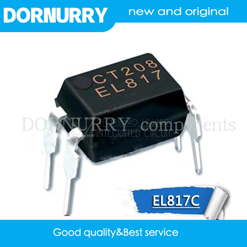 

50PCS EL817C DIP4 EL817-C DIP PC817C 817C EL817 817 new and original IC DORNURRY