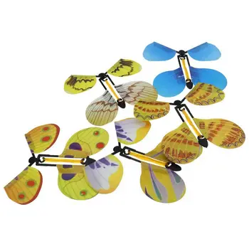

5x Butterfly Flying Fluttering Toy Girls Boy Birthday Gift Party Bag Filler
