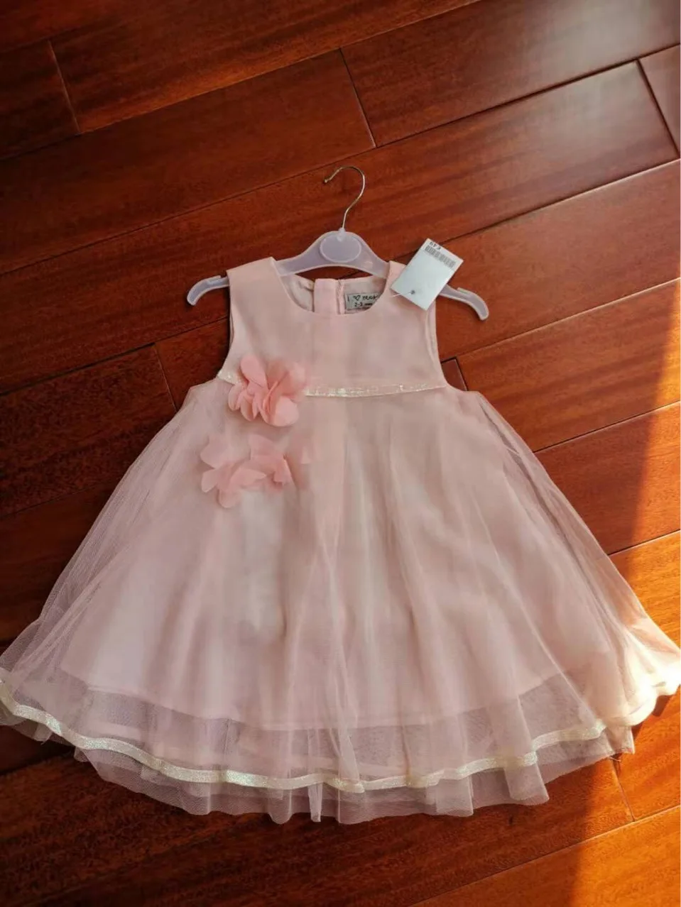 Новое Детское платье принцессы, трикотажное платье без рукавов для девочек, лето