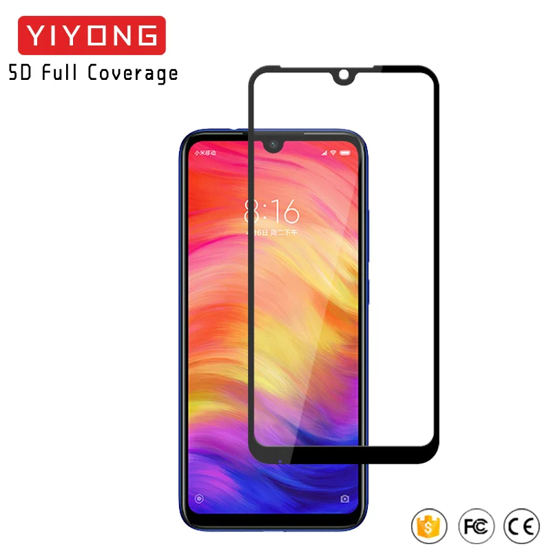 YIYONG 5D полное покрытие стекло для Xiaomi Redmi Note 8 закаленное Pro защита экрана Xaomi Xiomi |
