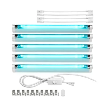 

5 Pc UV Lamp T5 UV Lamp Ozone Germicidal Lamp Mite Removal Lamp UV Lamp 6W-220V-EU Plug