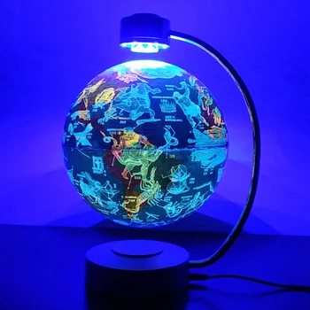 

Magnetic Levitating Globe Night Light 20cm Rotating Led Constellation Floating Lamp Colorful Light Home Decoration Holiday Gifts