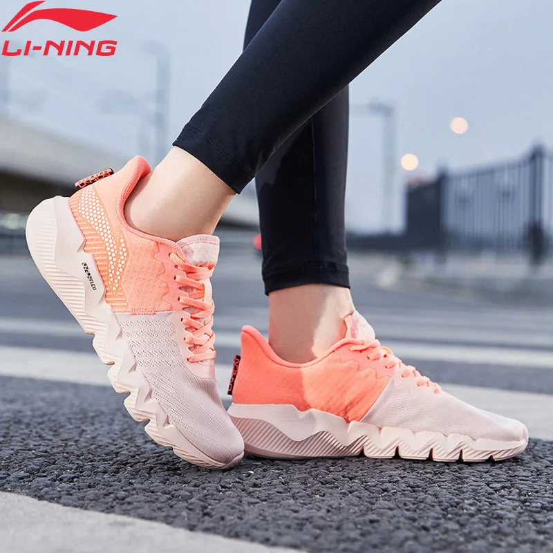  Женские кроссовки для бега Li Ning, легсветильник спортивная обувь для отдыха, с дышащей подкладкой 