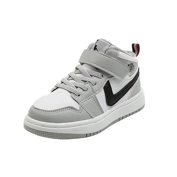 

JINJIN-WW52-Kids Fashion High-top Sneakers for Boys Girls Breathable Sports Running Lightweight Children Casual Walking Shoes