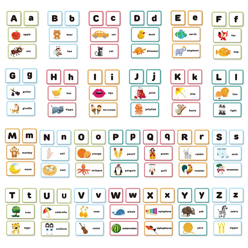 Kid Alphabet Learning Toy Spelling Words Letter Card Matching Desktop Game Spelling Board Preschool Educational Toy For Children 3