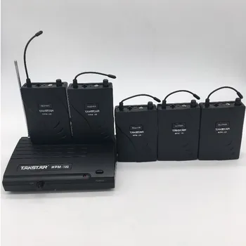 

Upgraded Takstar WPM-100/WPM100 UHF stage wireless monitor system In-Ear earphone wireless stereo 1 Transmitter+5 Receivers