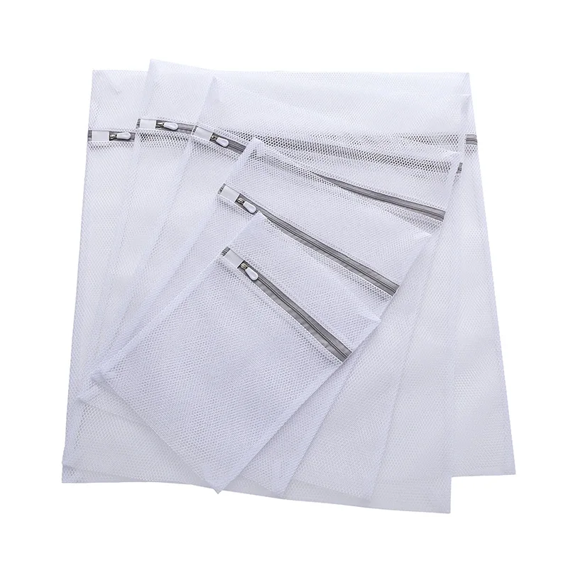 15 Size Mesh Laundry Bag Polyester Laundry Wash Bags Coarse Net Laundry Basket Laundry Bags for Washing Machines Mesh Bra Bag