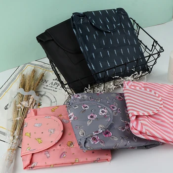 

Lazy Man Storage Bag Drawstring Makeup Organizer Portable Travel Cosmetics Bag Rolling Type Dustproof Cover Oxford Sundries