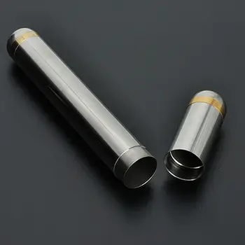 

Travel Cigars Box Cigarettes Case Mini Humidor Moisture Storage Tube SingleCigar