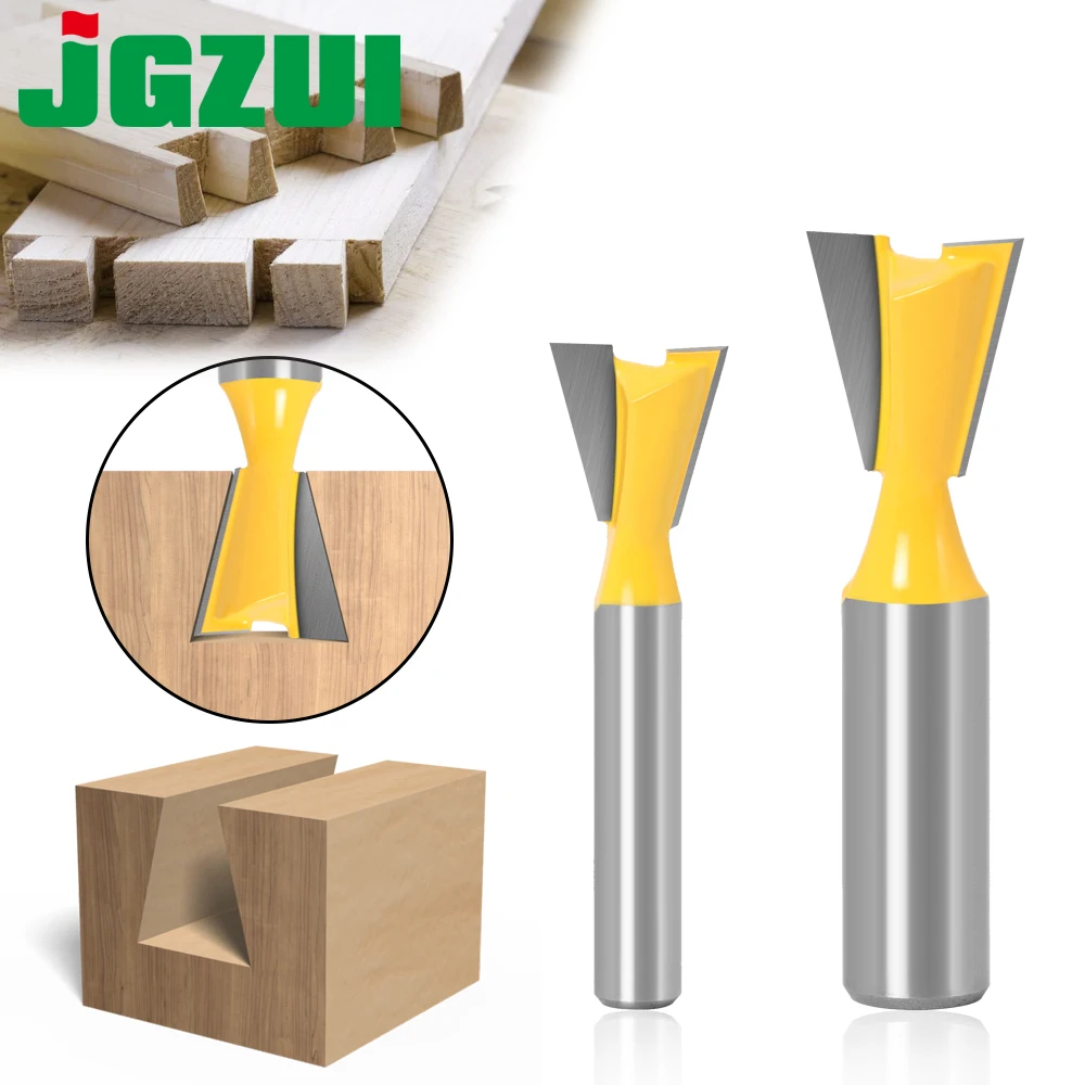 1pc1/4 1/2mm Shank High Quality Industrial Grade Wood Cutter Dovetail