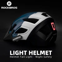 ROCKBROS Bike Helmet LED Light Rechargeable Cycling Bicycle Helmet Mountain Road Bike Helmet Sport Safe Hat Cycling equipment