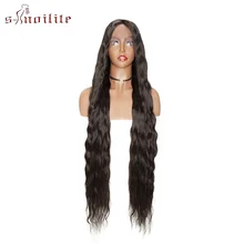 S-noilite 2" 38" омбре волна воды U часть парики шнурка длинный парик синтетические термостойкие волосы парик для женщин косплей парик волос
