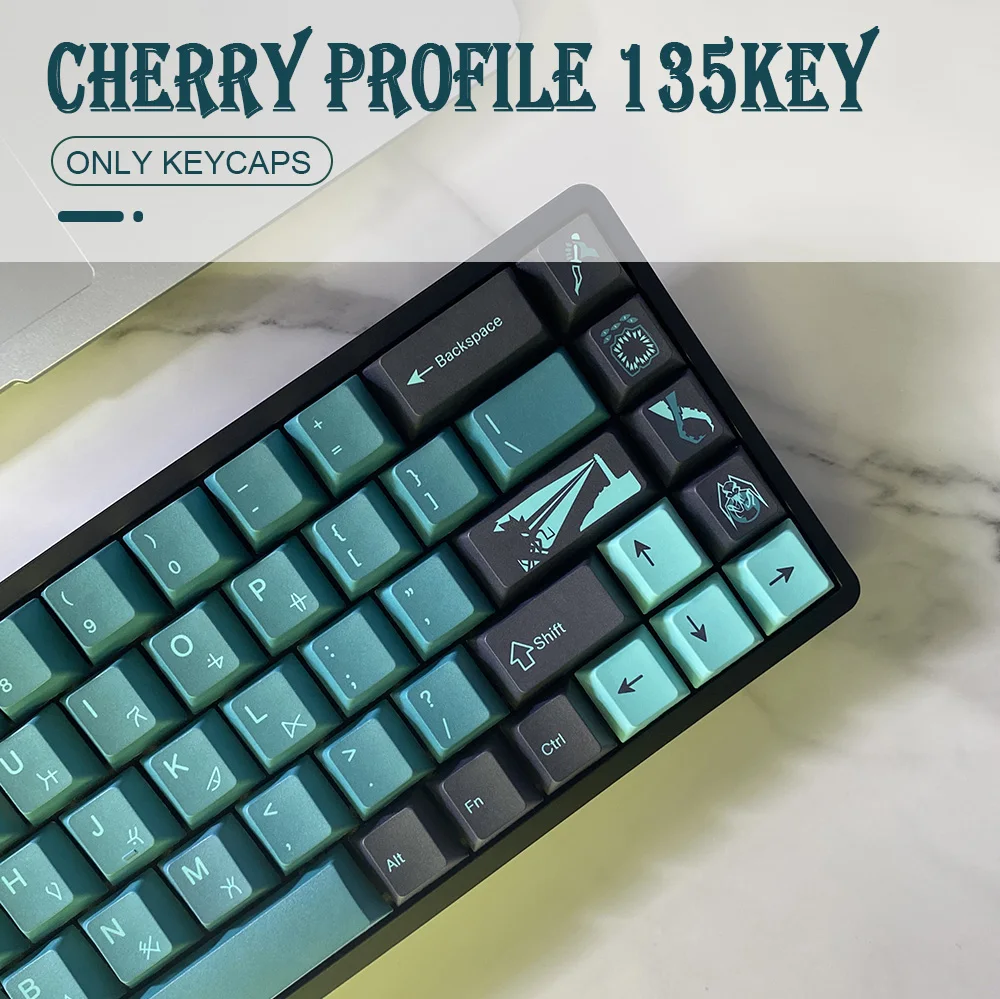 Teclado mecânico, Cereja Perfil Caps Chave, MX