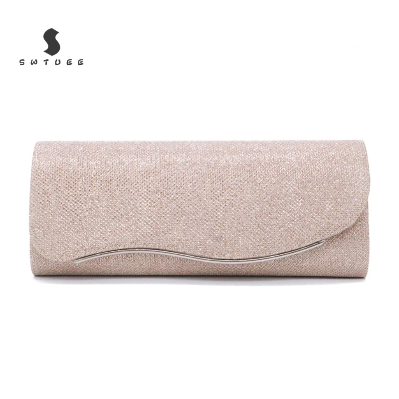 

2019 Women Female Clutch Wallet Party Bag Envelope Bridal Wedding Everning Handbags Lustrous Party Handbag Shiny Shoulder Bags