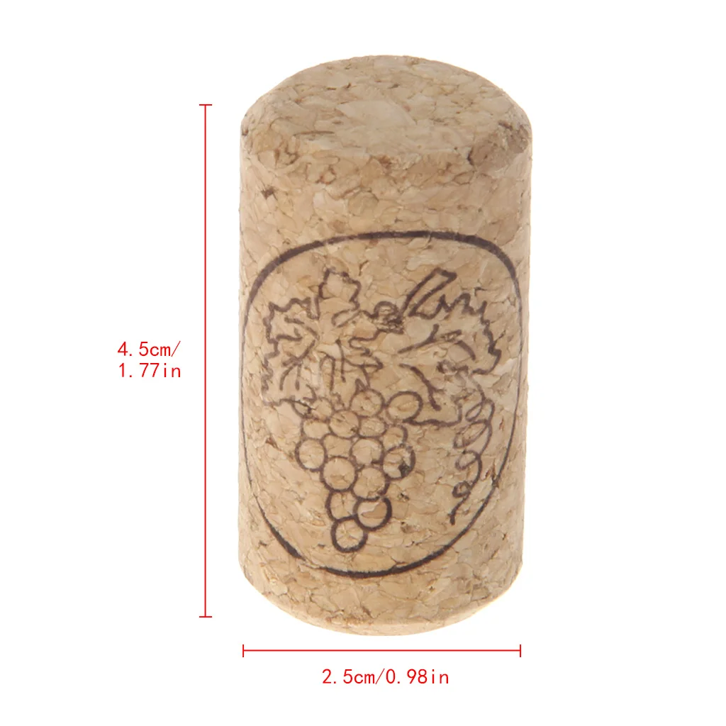 

1Pc Natural Wood Bottle Stopper Straight Wine Cork Quick Done Sealing Plug