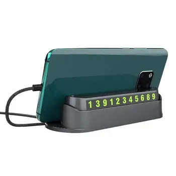 

Car Temporary Parking Card Creative Car Temporary Stop Sign Car Number Plate Car Aromatherapy Phone Holder