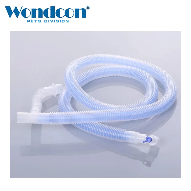 

Wondcon Veterinary Disposable anesthesia Breathing Circuit Corrugated Adult 1.6m for Anesthesia ventilator accessories