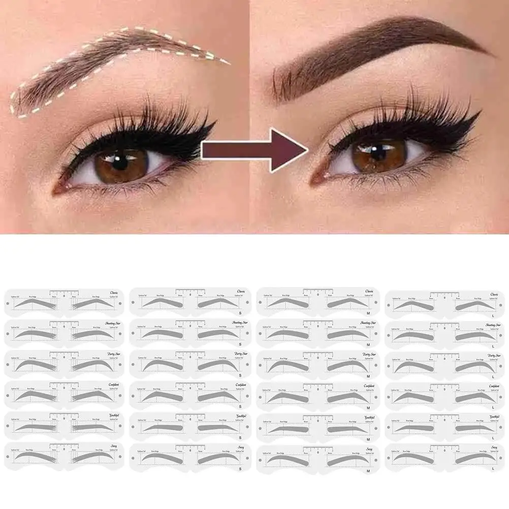 Reusable Eyebrow Mold Elastic Band Multifunctional DIY Eyebrow Makeup Tool Beginner Makeup Tools & Accessories makeup tools eyebrow stencil tool eye makeup tools