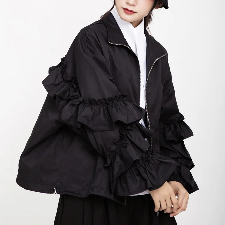SuperAen, осенняя новинка, Женская куртка, хлопковая куртка с длинным рукавом, Женская однотонная модная Корейская стильная женская одежда