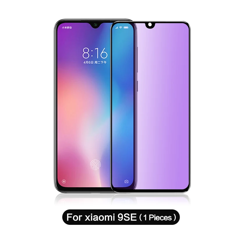 Синий светильник SmartDevil для Xiao mi Red mi Note 7 закаленное стекло для Xiaomi mi 8 mi 9 SE 6X красный mi Note 7 Защита экрана полное покрытие - Цвет: for xiaomi 9SE