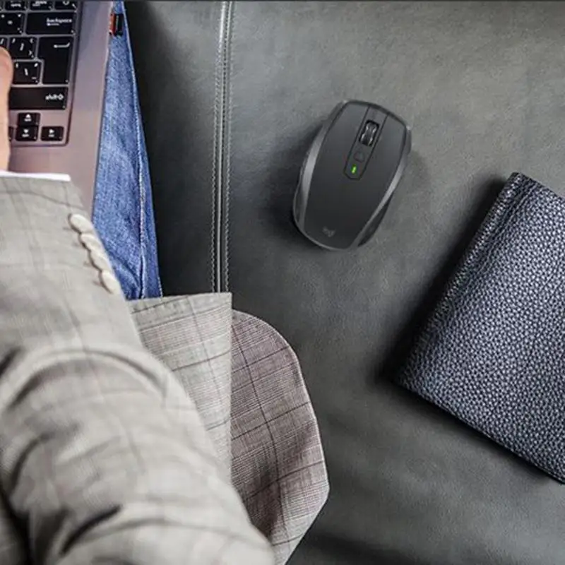 Беспроводная мышь logitech MX Anywhere 2S для использования на любой поверхности перезаряжаемая 1000 точек/дюйм эффективная беспроводная мышь для Windows 7/8/10