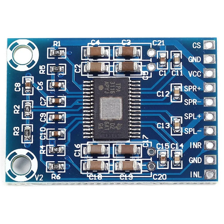 XH-M562 TPA3116D2 модуль 50 Вт + двухканальный Мини-Цифровой усилитель класса D Плата