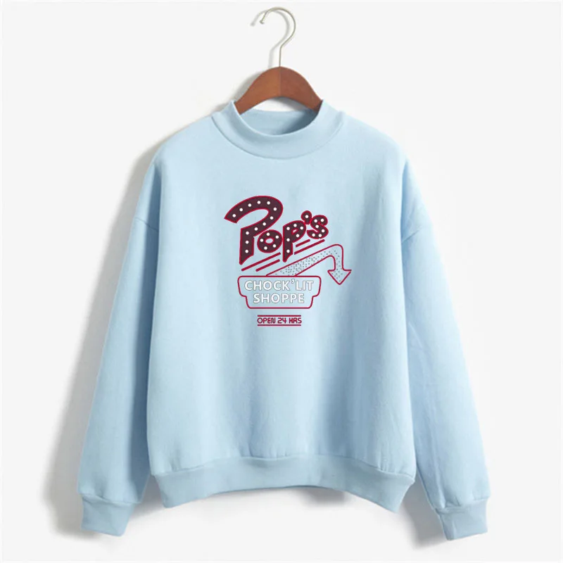 2019 Riverdale Pop's Chock'lit Shoppe толстовка с круглым вырезом уличная одежда South Side Serpents
