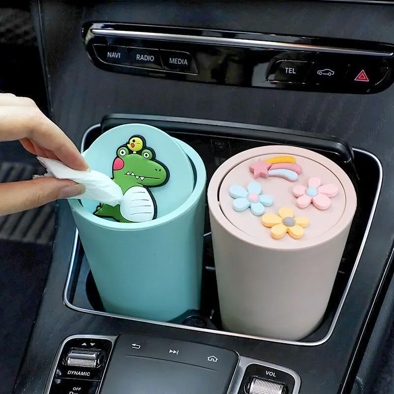 Cute and creative small mini car trash can storage box bag desktop debris promotional gifts gift | Автомобили и мотоциклы