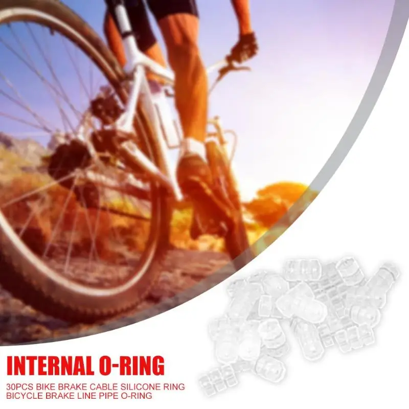 Горячая велосипедные кабели Горный велосипед протектор печати инструмент силиконовый Велосипедный тормозной кабель не легко деформируется труба уплотнительное кольцо