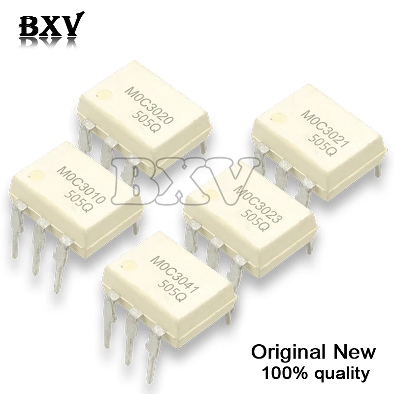 10PCS MOC3020 MOC3021 MOC3022 MOC3023 MOC3041 MOC3043 MOC3052 MOC3061 ...