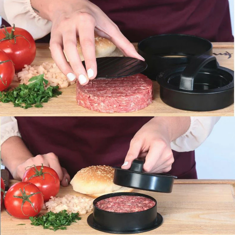 Гамбургерная дробилка для мяса кухонные аксессуары Креативные кухонные гаджеты комбинация давления для мяса и пирога