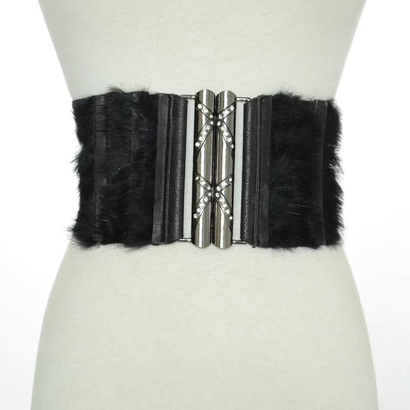 Женский Пояс Женская юбка ювелирные изделия пальто пуховик эластичный широкий пояс