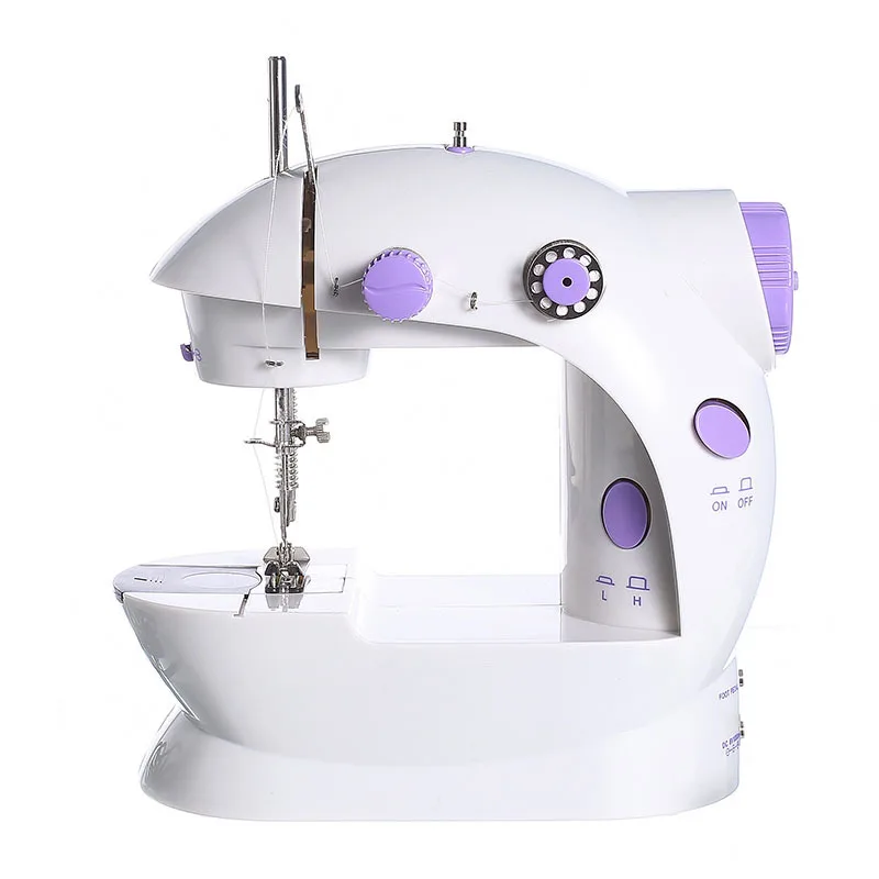 

Multi-functional Mini Sewing Machine 202 Clothing Cart Two-Speed Double-Line Electric Sewing Machine Small Clothing Cart
