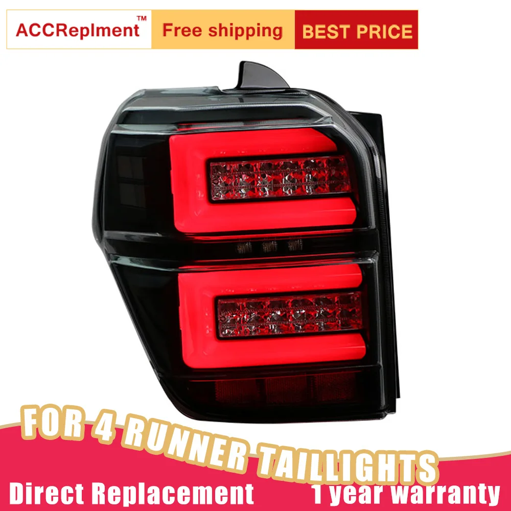 New LED Taillight Assembly For Toyota 4Runner 2010-2021 LED Rear Lamp Brake Reverse Light Rear Back Up Lamp DRL Car Taillight