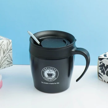 

Thermo mug "Office" 330 ml, 9.5x11 cm with a spoon 3910606