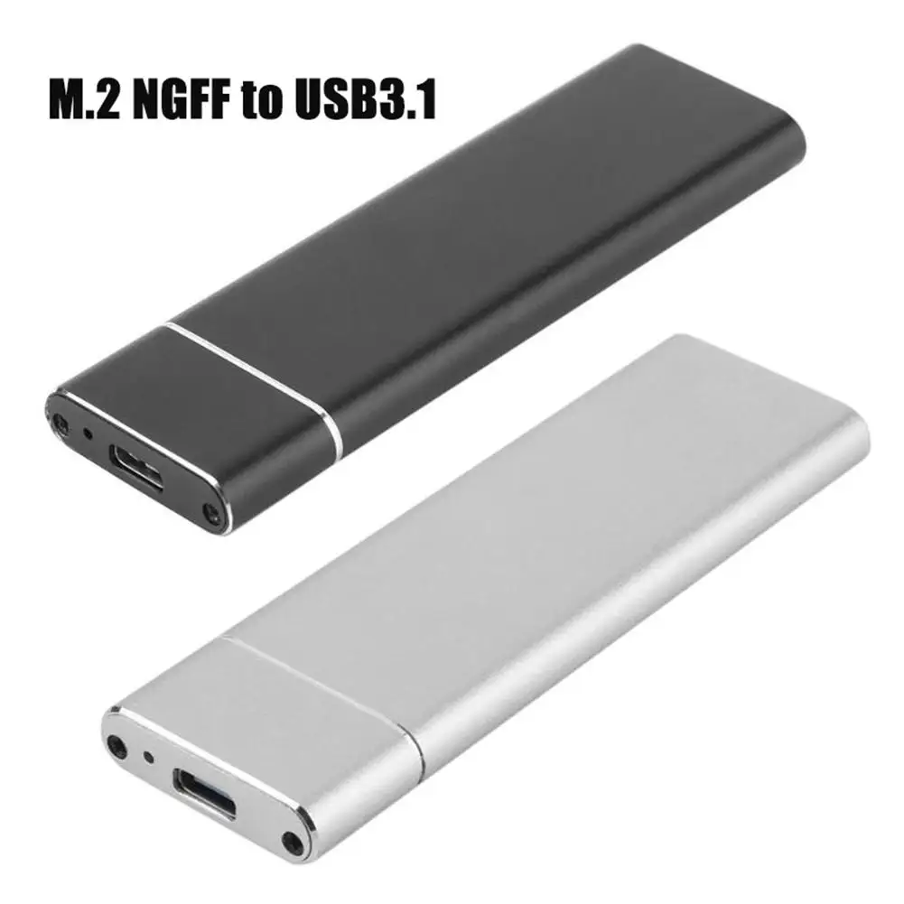 Портативный высокоскоростной чехол из алюминиевого сплава с SSD M.2 NGFF на USB 3 1 для
