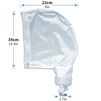 

2Pcs For Polaris 280 480 Zipper Filter Bag For Pool Cleaner All Purpose K13 K16 For Water Changer Aquarium Filters Accessories