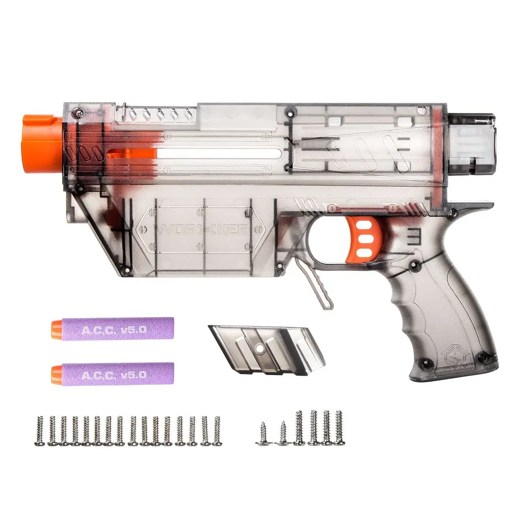 Рабочий YY-R-W007 W008/W009 RMCX стиль комплекты аксессуаров Набор для Nerf N-Strike Elite Stryfe Blaster A насос Комплект Аксессуары для Игрушечного Пистолета - Цвет: Черный
