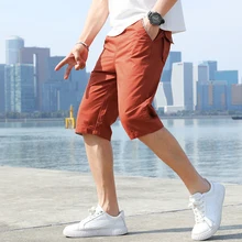 Хороший поп VogueSummer шорты хлопок Мужские высотой до колена Шорты Винтаж Vogue мужские шорты-бермуды Большие размеры, для мужчин M-2XL