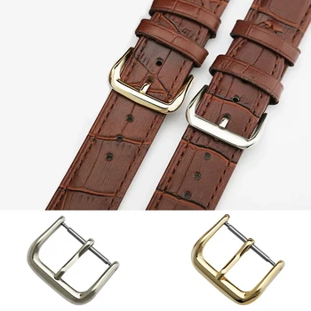 

Metal Watch Band Buckle 8 10 12 14 16 18 20 22 24mm Men Watchband Strap Gold Silver Color Stainless Steel Clasp Accessories