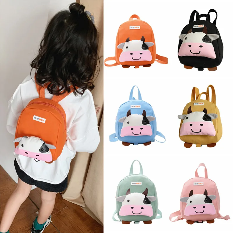 Детский рюкзак для мальчиков и девочек дошкольного возраста с мультипликационным принтом, детские школьные дорожные сумки для ланча