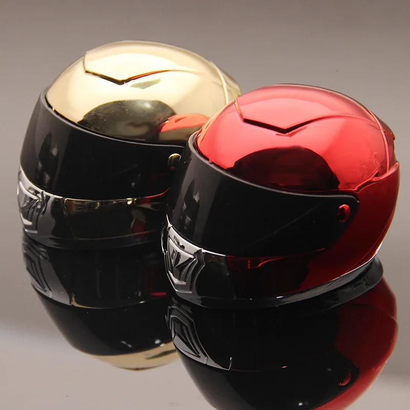 Motorcycle Helmet Modeling Originality New Peculiar Inflation Flame Lighter Originality Locomotive Helmet Hats